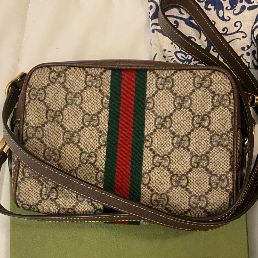 Gucci Ophidia GG Supreme canvas crossbody bag - Picture 4 of 4